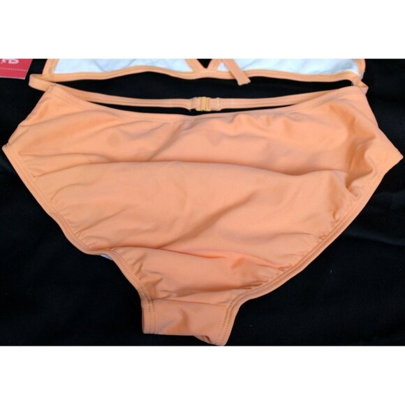 2006 Gymboree Freshly Picked Swimsuit Light Orange Bikini Flowers 2pc sz 10 - Picture 8 of 9